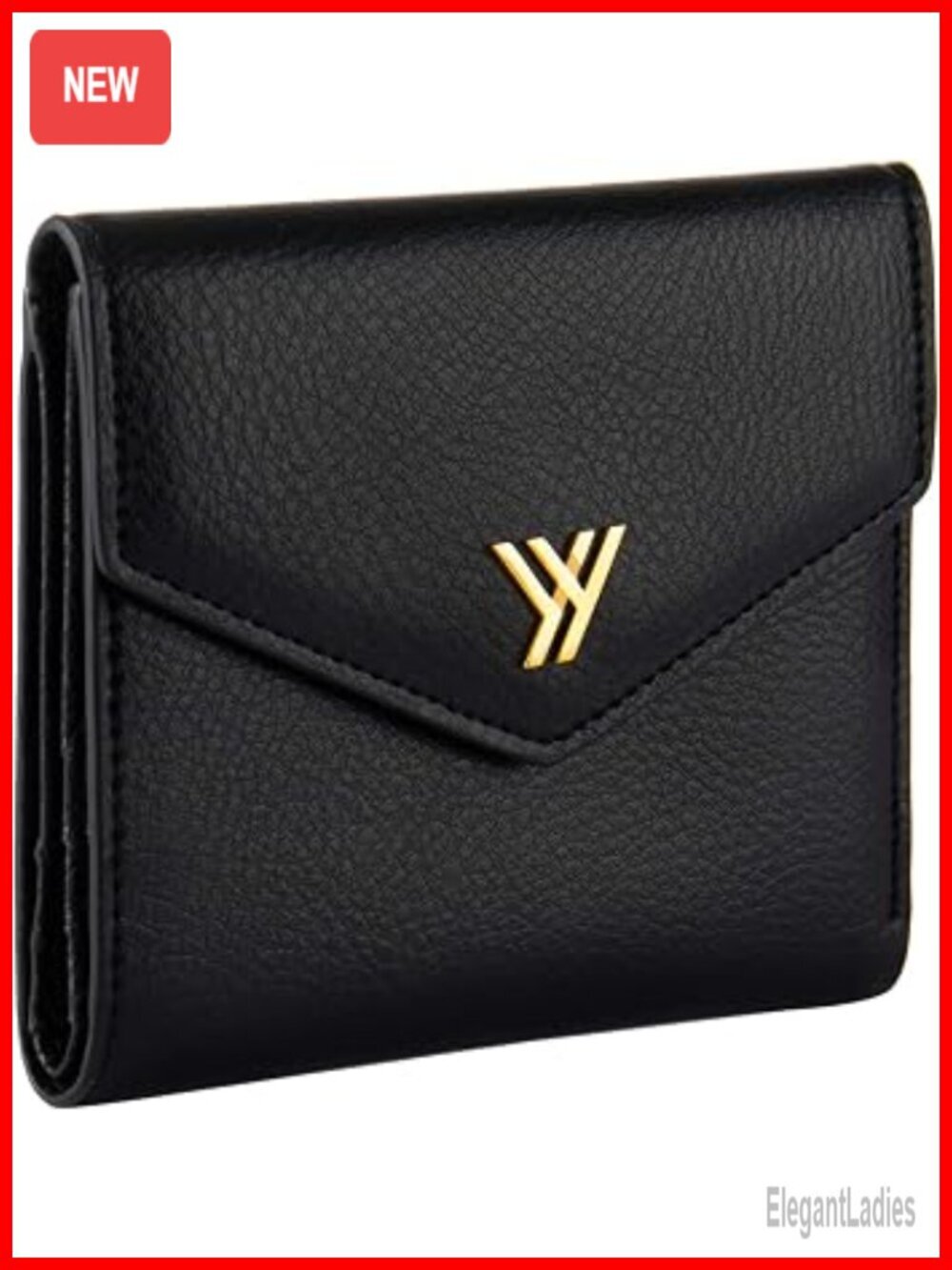 Compact Bifold Wallet RFID Blocking Full-Grain Ople Leather 9 Card Slots